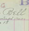 Thumbnail - Lt. William D. Bell roll card