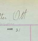 Thumbnail - Lieutenant Franklin Walter Ott, M.C. Roll Card