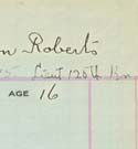 Thumbnail - Captain Maurice Cameron Roberts, M.C., Roll Card