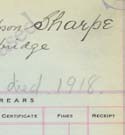 Thumbnail - Lieutenant-Colonel Samuel Simpson Sharpe, D.S.O., Roll Card
