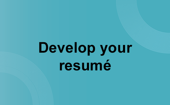 What to do with your resume